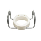 Drive Medical Premium Seat Riser with Removable Arms-White, Plastic