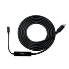 StarTech USB-C to DisplayPort Cable, 10 ft., Black (CDP2DPMM3MB)-Install at your home workstation or office hot desk to make your USB-C computer compatible with your DisplayPort monitor