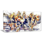 Designart Basketball Lets Go Offense Canvas Art Print, (PT2540-32-16)-Print