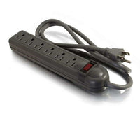 C2G 6-Outlet Power Strip with Surge Suppressor-6-Outlet Power Strip with Surge Suppressor