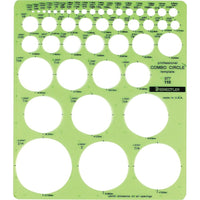 Staedtler-Mars Combo Circle Stencil Template-Quickly and precisely execute your design with these convenient templates