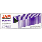JAM Paper Standard Size Colourful Staples, Purple, 5 Pack (335pug)-5 per pack