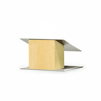 Urbann K9 Tabletop Lectern - Aluminum and Wood - Natural-Tabletop, speaches