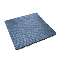 Canada Mats Dura Flex 150 Comfort Stand Interlocking Anti Fatigue Mats, Diamond Tread, 3' x 3' (CM155-33)-Ideal for work stations, assembly lines, weight rooms, administrative areas