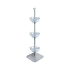 Azar Displays 3-Tier 12" Bowl Display (751203)-Display fixture