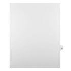 Mark Maker Legal Exhibit Index Tab White Single Tabs, 1/25th Cut, Letter Size, No Holes, Number 143, 25 Pack-White Single Tabs, 1/25th Cut