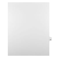 Mark Maker Legal Exhibit Index Tab White Single Tabs, 1/25th Cut, Letter Size, No Holes, Number 143, 25 Pack-White Single Tabs, 1/25th Cut