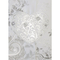 Rosedale Greeting Card, Wedding, Heart-Printed on premium coated card stock