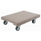 Kleton Medium Duty Maple Dollies, Carpeted, 24"D-Caster type: 3" polyolefin
