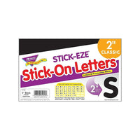 TREND STICK-EZE Stick-On Letters, 2", Black-Self-adhesive for easy use!