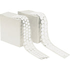 Aplix Fastener Peel & Stick Hook Dots Fastener. 1/2" Diameter, White, 3 Pack (OC471)-Adhesive Backed Dots - Hook White