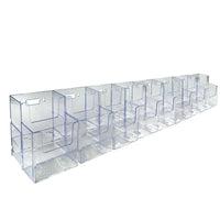 Azar Displays 2-Tier 16-Pocket Trifold Brochure Holder, 2 Pack (252816)-Brochure holders