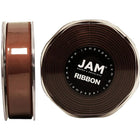 JAM Paper Double Faced Satin Ribbon, .88 Inch Wide x 25 Yards, Chocolate Brown, 2 Pack (807SAchb25g)-Chocolate brown