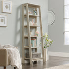 Sauder Trestle 5-Shelf Bookcase - 71.14" H - Chalked Chestnut (424122)-71.14"H x 23.54"W x 16.61"D