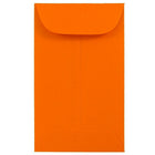 JAM Paper #3 Coin Envelopes, 2.5 x 4.25, Brite Hue Orange Recycled, 500 Pack-Coin Envelopes
