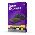 Roku Express HD Streaming Media Device-Simple remote with app shortcut buttons