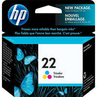 HP 22 Tri-Colour Original Ink Cartridge (C9352AN)-Colour: Tri-Colour