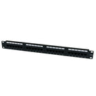StarTech 24 Port 1U Rackmount Cat 6 110 Patch Panel-Organize up to 24 Cat6 patch cables