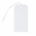 Jam Paper Gift Tags with String - Medium - 4 3/4" x 2 3//8" - White - 1000 Pack-White gift tag