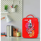 Coca-Cola Love 1971 Series Mini Fridge 6 Can Cooler/Warmer-Fits easily on a desk or shelf
