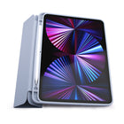 JCPal DuraPro Case with Pencil Holder for 12.9" iPad Pro (2021 Model) - Lavender Purple-Compatible with Pencil charge/sync