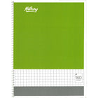 #Hilroy Quad Coil Notebook, 80 Sheets, 8" x 10-1/2", Assorted (13038)-10-1/2" x 8", portrait