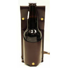 Ashlin Genuine Leather Tanglewood Bottle Holster Belt, Dark Brown-Dark brown - expresso