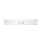 Gry Mattr Paper Document Box - 17.9" x 13.35" x 2.8" - White-White paper cardboard