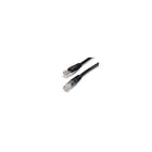 StarTech M45PATCH15BK 15' Cat 5e Molded Patch Cable, Black-Features RJ-45 Male connector on both sides to facilitate easy connectivity