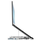 Targus AWU100205GL Ergo Adjustable Laptop Stand with Integrated Hub-Supports most laptop devices from 10-15.6 inches