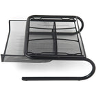 ShoppingAll Metal Mesh Monitor Desk Stand Riser Printer Stand Holder with Drawer Organizer-7