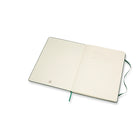 Moleskine Ruled Hard Cover Classic Notebook - Extra Large - Myrtle Green - 7.5" x 9.75"-Ivory coloured acid free paper