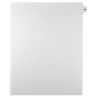 Mark Maker Legal Tabs - Letter Size - White - 1/15th cut - 25 tabs per package - 5 packages Pack - Number 91-White Single Tabs
