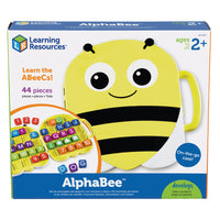 Learning Resources Alphabee Activity Set - Multicolor - 44 Pieces-Kids build early letter, number, and shape recognition with friendly bee activity set that also boosts fine motor skills