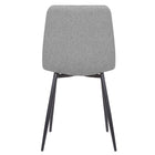My Home My Living Polyester Side Chair - Grey - 2 Pack-Weight Capacity: 250 lb
