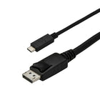 StarTech USB-C to DisplayPort Cable, 10 ft., Black (CDP2DPMM3MB)-Clutter-free installation - delivers a direct connection that eliminates excess adapters and cabling, ensuring a tidy, professional installation