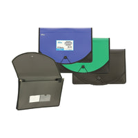 Hilroy Expanding Document Case, Elastic Closure, Legal Size, Assorted Colours-Legal-size document case with 3" expanding pocket