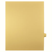 Mark Maker Legal Tabs - Letter Size - Buff - 1/25th cut - 25 tabs per package - 5 packages Pack - Number 93-Buff Single Tabs