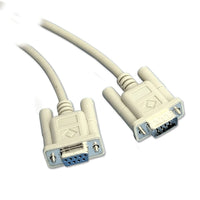 BlueDiamond DB9 Serial Extension Cable M/F - 25ft, (5430)-May be used in other applications requiring DB9 to DB9 straight through cables such as 9 conductor serial ports