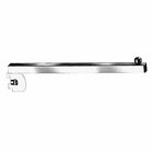 Wamaco 12" Gridwall Straight Arm, White, 5 Pack-Rectangular fixture ideal for hanging clothing and other merchandise