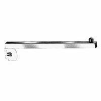 Wamaco 12" Gridwall Straight Arm, White, 5 Pack-Rectangular fixture ideal for hanging clothing and other merchandise