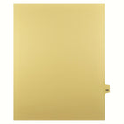 Mark Maker Legal Tabs - Letter Size - Buff - 1/25th cut - 25 tabs per package - 5 packages Pack - Number 169-Buff Single Tabs