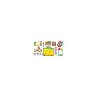 Trend Enterprises Calendar Bulletin Board Set, Dino-Mite Pals, 100/Set (T-8370)-Trend Enterprises® 17.5" x 23" "Dino-Mite Pals™" Calendar bulletin board set is ideal for grades PreK - 6th/2 - 18+ yrs. bulletin board set includes weather graph, weather wheel, seasons card with slider and more.