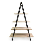 Union & Scale A-Frame Bookcase -4-tier width ladder design 