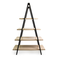 Union & Scale A-Frame Bookcase -4-tier width ladder design 