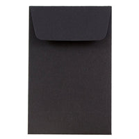 JAM Paper #1 Coin Envelopes, 2.25 x 3.5, Black, 100 Pack (352527801g)-Black