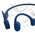 Shokz OpenRun Mini Bluetooth Headset - Blue-An IP67 rating makes these completely sweat and waterproof to welcome intense workouts and extreme weather.