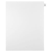Mark Maker Legal Exhibit Index Tab White Single Tabs, 1/15th Cut, Letter Size, No Holes, Number 166, 25 Pack-White Single Tabs, 1/15th Cut