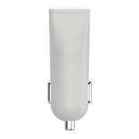 Basic Tech Dual USB Car Charger - Grey-Universal