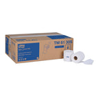 Tork Advanced 2-Ply Bath Tissue Roll - White - 48 Pack-Individually wrapped rolls for hygiene and cleanliness